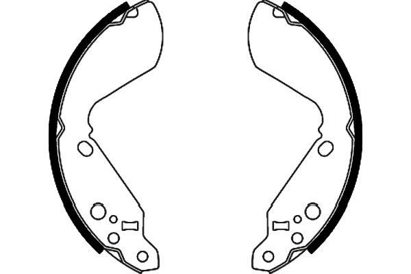 KAVO PARTS Комплект тормозных колодок BS-8911